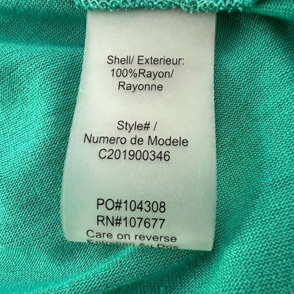 Alice Olivia Womens Draped Infinity Scarf Cardigan Sweater Green size Small - Picture 9 of 10